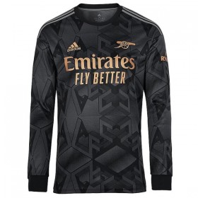 Virallinen pelipaita Arsenal White 4 Vieras 2022-23 Pitkähihainen - Miesten